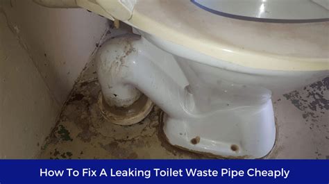 leaking toilet waste pipe|Brand new toilet leak